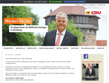 Tablet Screenshot of markus-gruebel.de